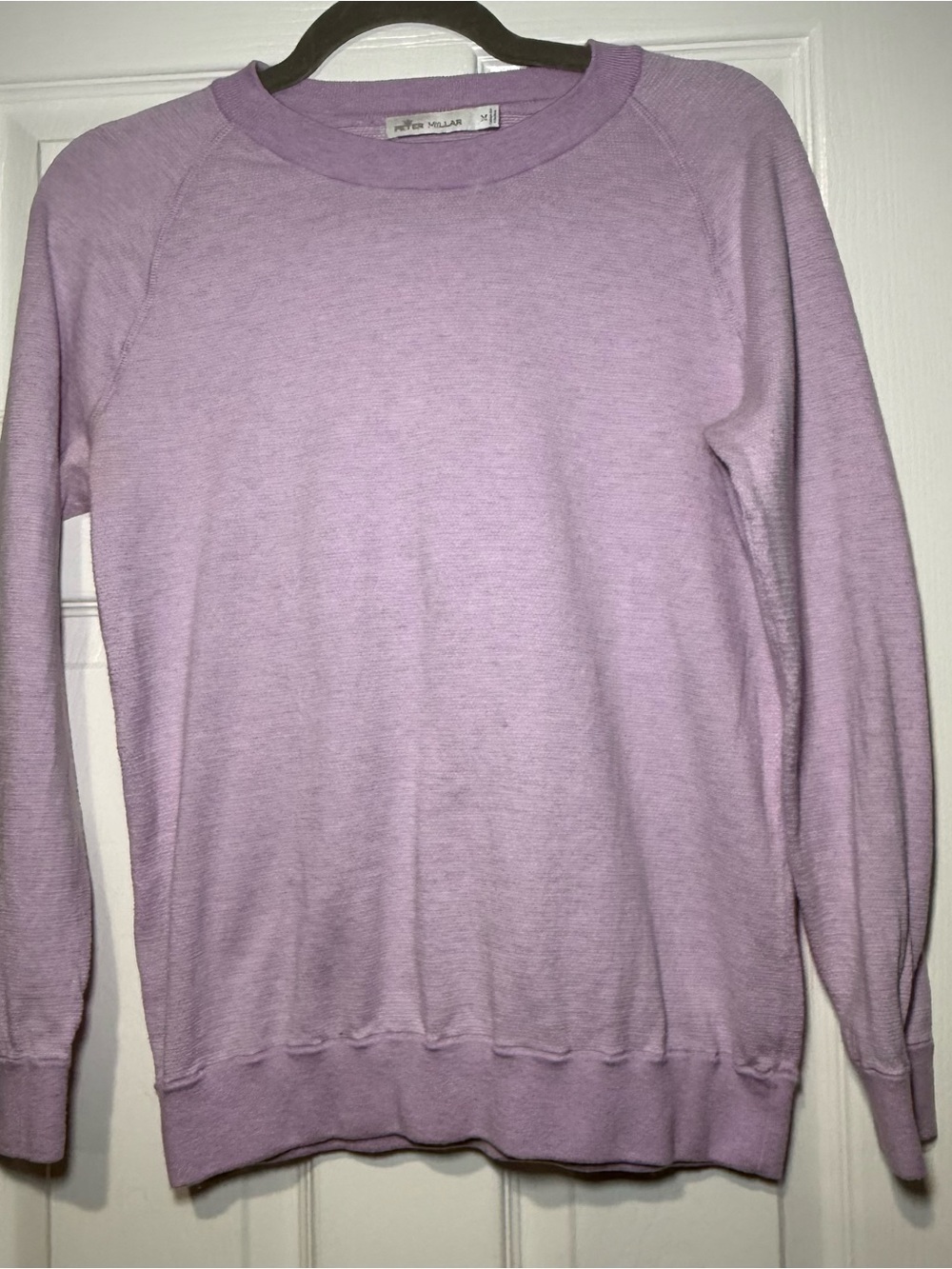Peter Millar Women’s Lilac Crewneck Cashmere Blend Sweater Size Medium